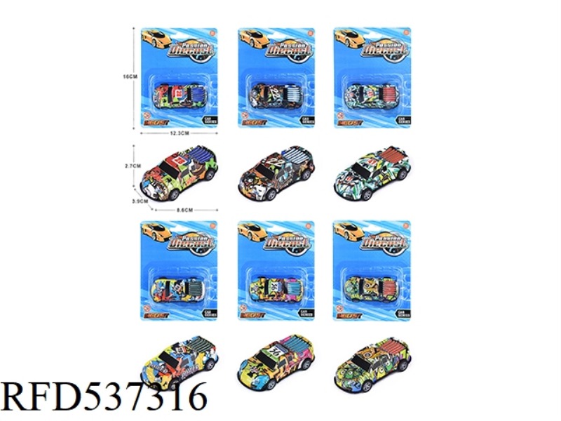 1:48 REBOUND LIGHT ALLOY IRON CAR
