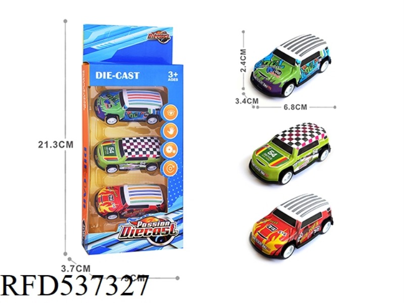 1:64 JAI LIGHT ALLOY IRON SHEET CAR 3 ONLY LOADED