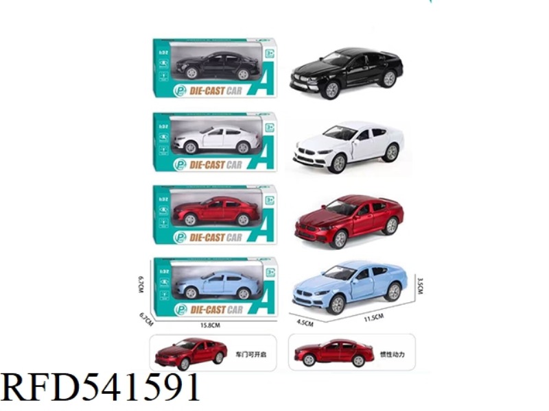 1:32 BMW M8 BOILBACK ALLOY CAR