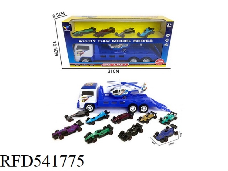 INERTIA TRACTOR +4 ALLOY EQUATION CAR SET