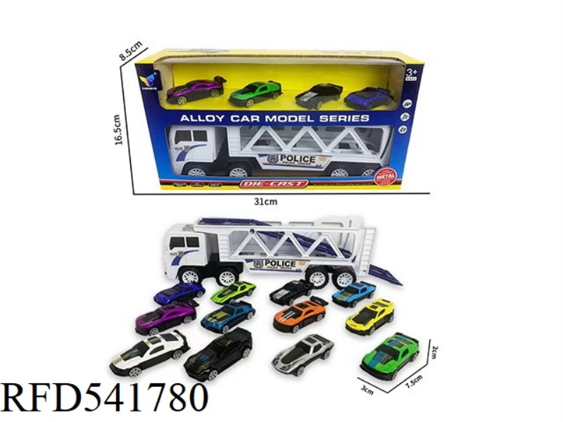 INERTIA FLAT CAR +4 ALLOY EQUATION CAR SET