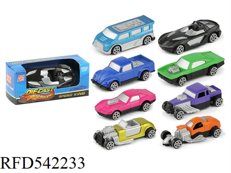 1:72 ALLOY SCOOTER 8 TYPES 8 COLORS (1 PACK)