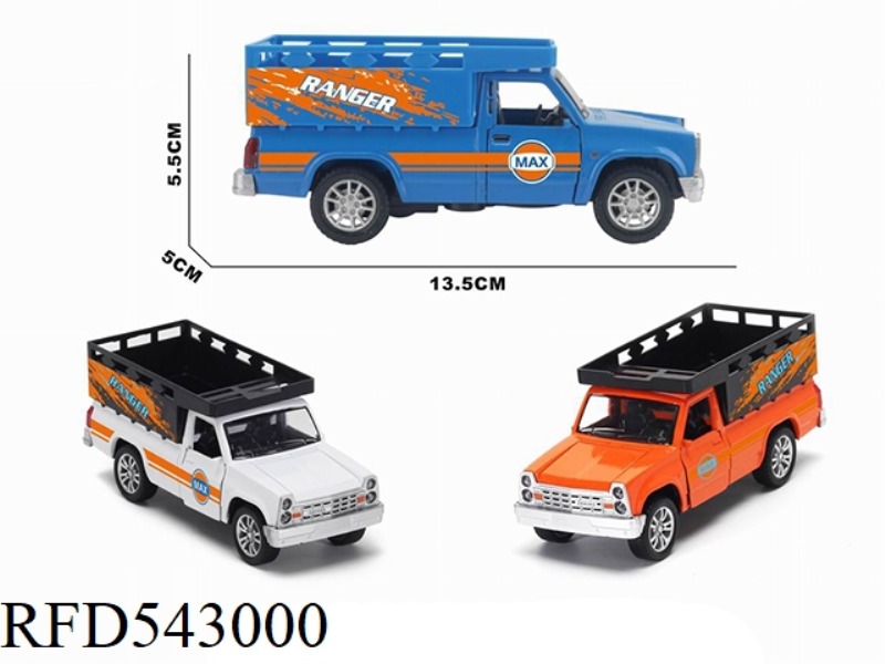 1:32 ALLOY PICKUP TRUCK [DOUBLE DOOR WITH LIGHT SOUND] 12PCS