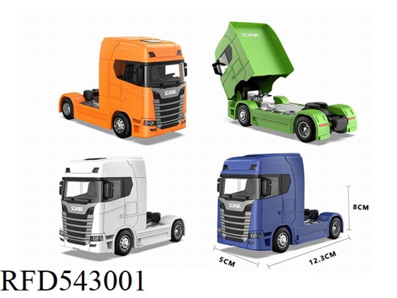 1:32 ALLOY TRACTOR [WITH LIGHT SOUND] 12PCS