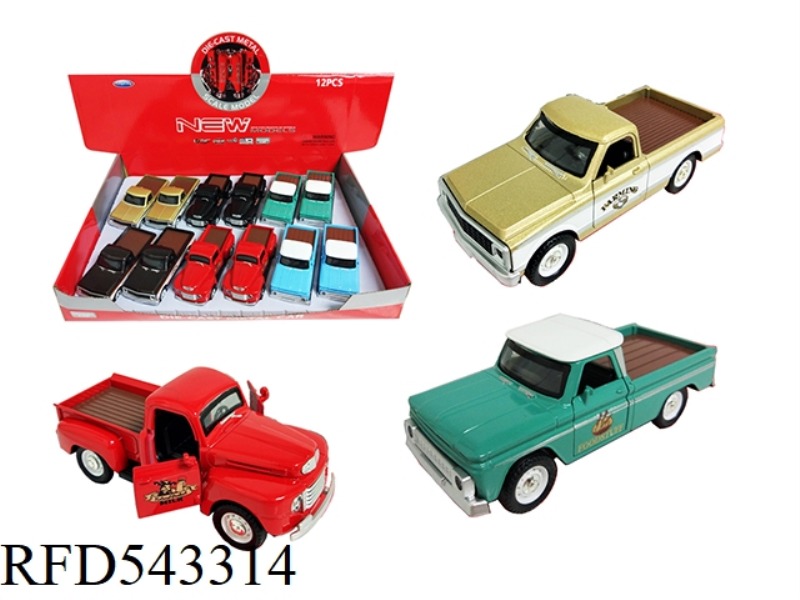 1:32 CHEVROLET FORD 12PCS