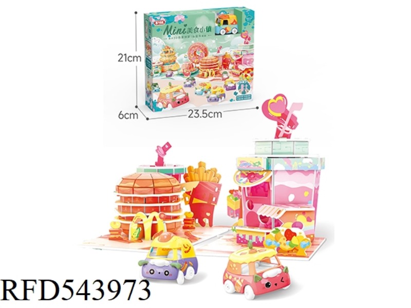 3D MOSAIC FOOD MINI ALLOY