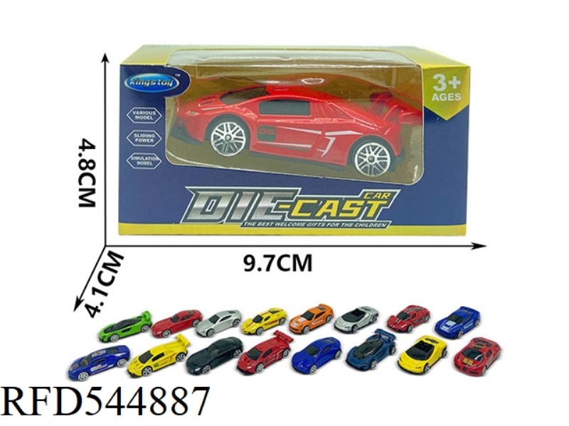 SLIDING ALLOY SIMULATION SPORTS CAR