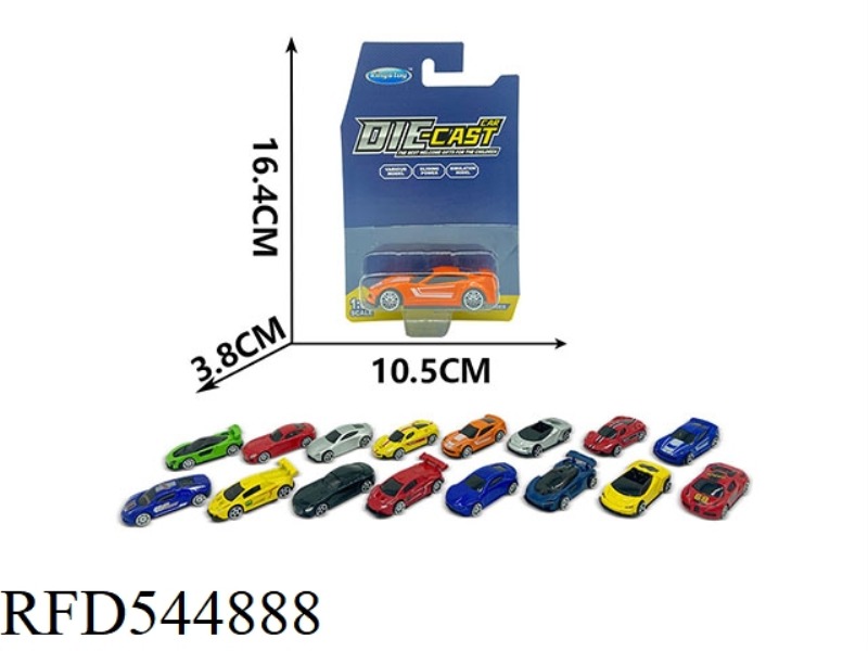 SLIDING ALLOY SIMULATION SPORTS CAR