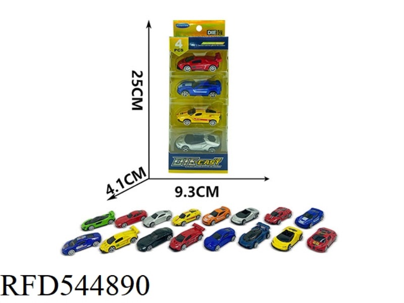 SLIDING ALLOY SIMULATION SPORTS CAR