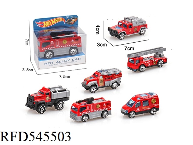 SLIDING ALLOY FIRE TRUCK