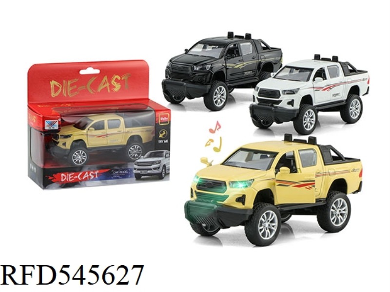 1:32 BIGFOOT ALLOY CAR PULL BACK LIGHTS MUSIC DOOR (1 PACK)