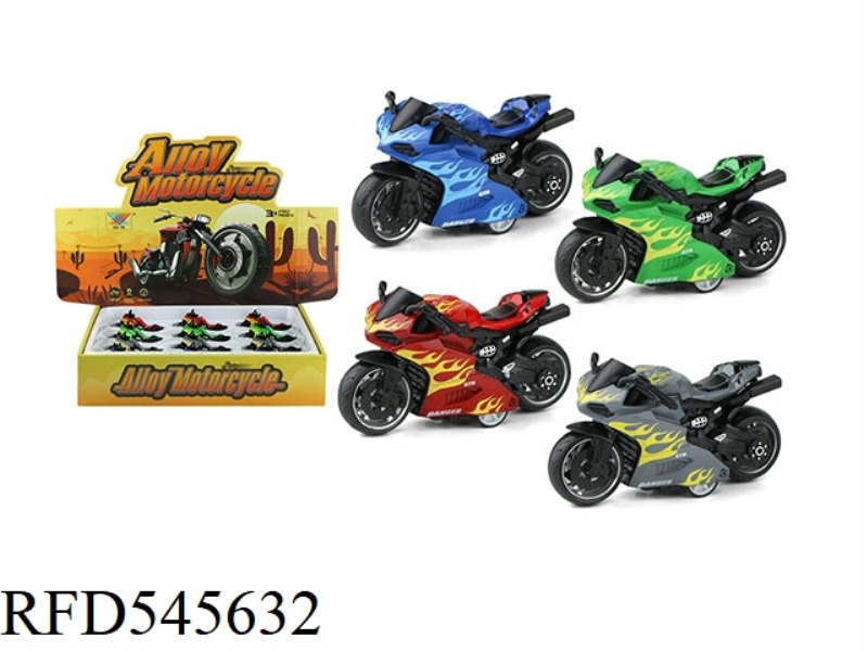 1:36 JAI METAL MOTORCYCLE PRESS FUNCTION (12 PIECES)