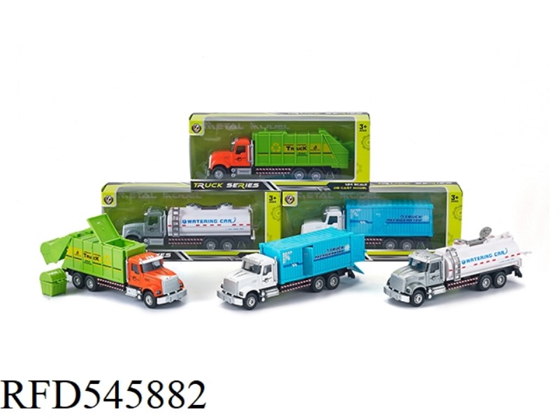 1:24 AMERICAN MIXED COLOR PULL-BACK SOUND AND LIGHT ALLOY CITY CAR WITH LIGHT MUSIC