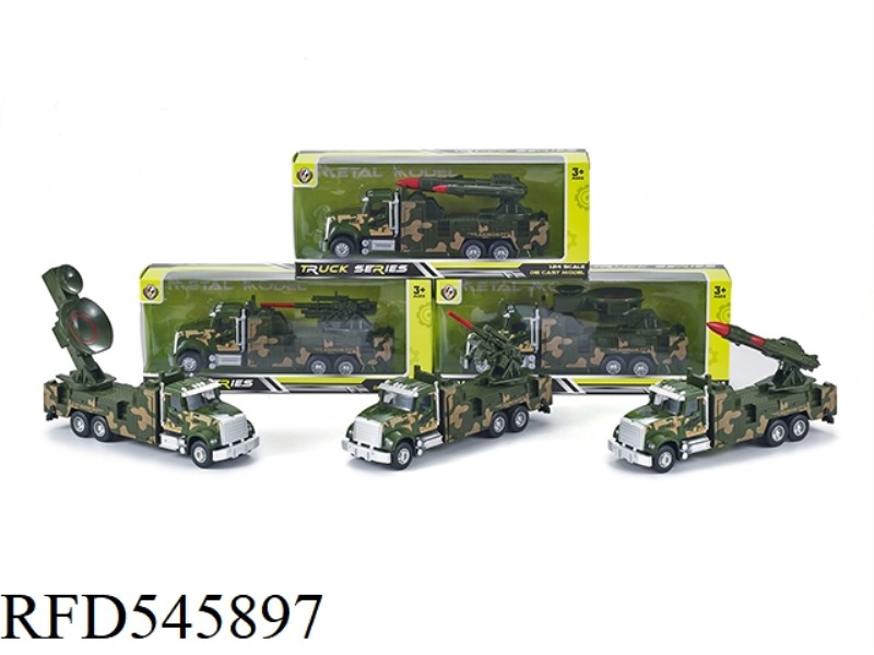 1:24 AMERICAN GREEN BOILBACK ALLOY MILITARY VEHICLE