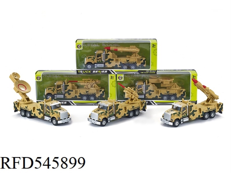 1:24 AMERICAN DESERT YELLOW BOILBACK METAL MILITARY VEHICLE