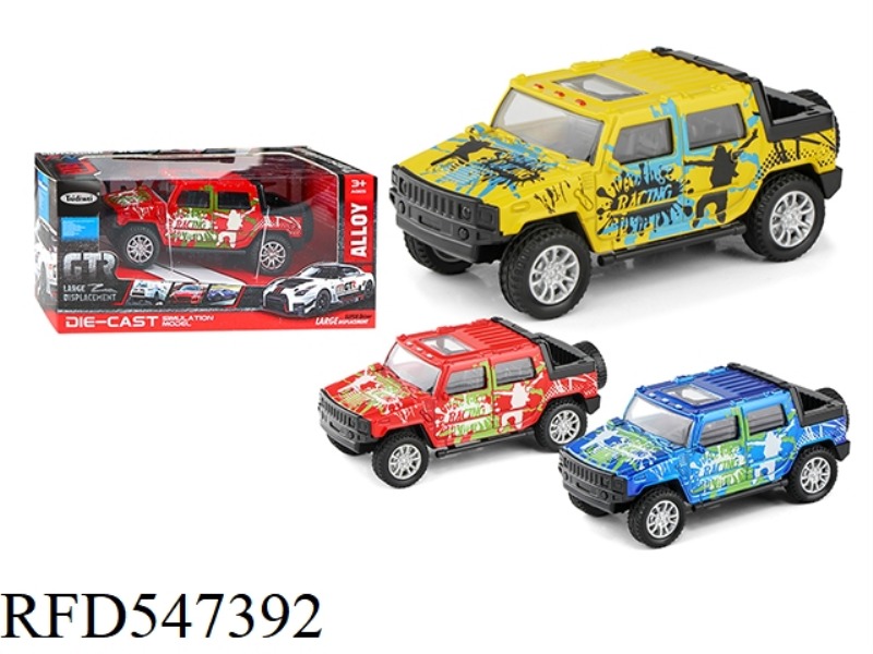 1:36 HUMMER ALLOY GRAFFITI CAR COMEBACK