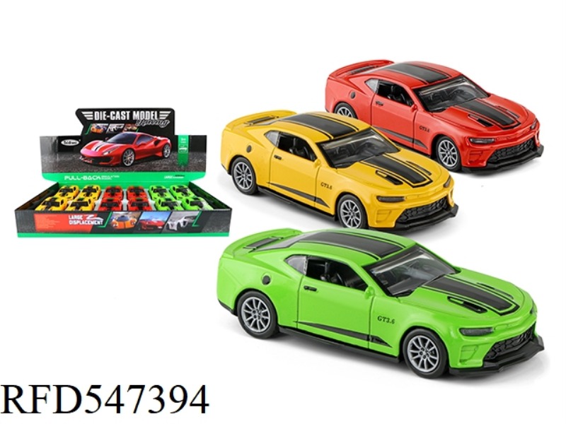 1:36 HORNET ALLOY STRAIGHT GRAIN CAR PULL-BACK 12PCS