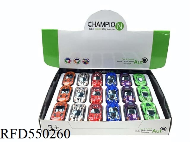 ALLOY PULL-BACK POLICE CAR