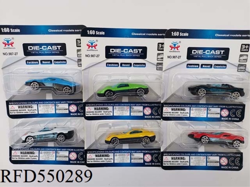 SLIDING ALLOY SPORTS CAR