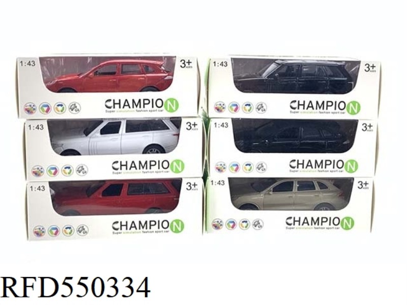 1:43 ALLOY PULLEBACK SIMULATION CAR LAND ROVER CAYENNE