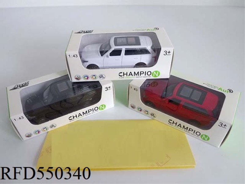 1:43 ALLOY PULLEBACK SIMULATION CAR LAND ROVER CAYENNE
