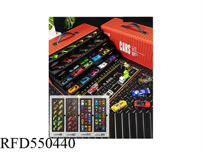 SET BASE ALLOY CAR FIRE ENGINEERING SPORTS CAR 54