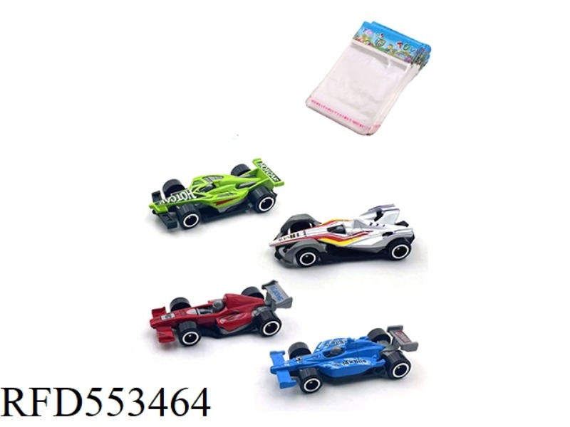 1:64 ALLOY SLIDING F1 RACING CAR 4 MODELS