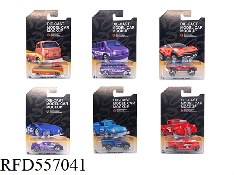 GLIDE 1:64 ALLOY CAR 6 PIECES