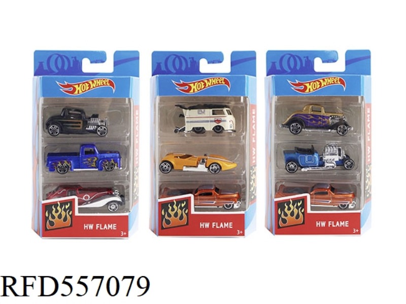 SLIDING ALLOY CLASSIC CAR 3 STRIPS