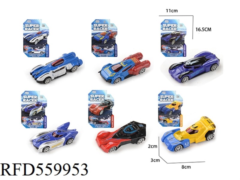 1:64 SPORTS CAR SLIDING ALLOY CAR