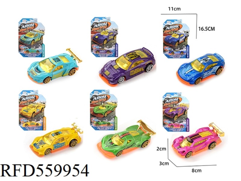 1:64 RACING A SLIDING ALLOY CAR