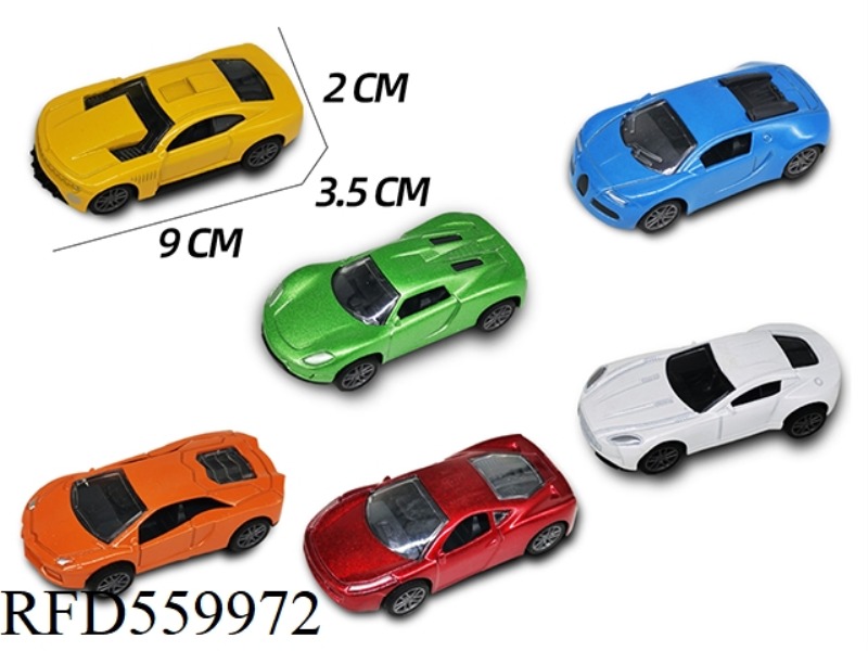 1:60 RACING CAR 6PCS