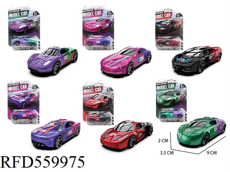 1:60 COLOR-CHANGING RACING CAR