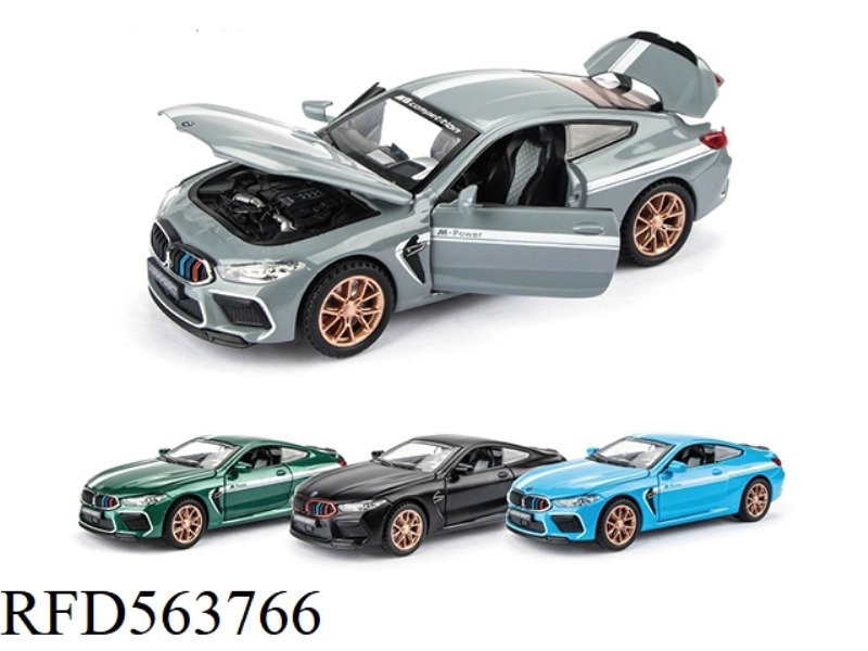 1:32 BMW M8 THUNDER ALLOY CAR