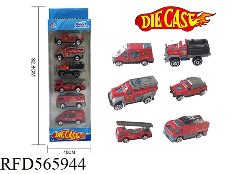 1: 64 ALLOY SLIDING FIRE TRUCK