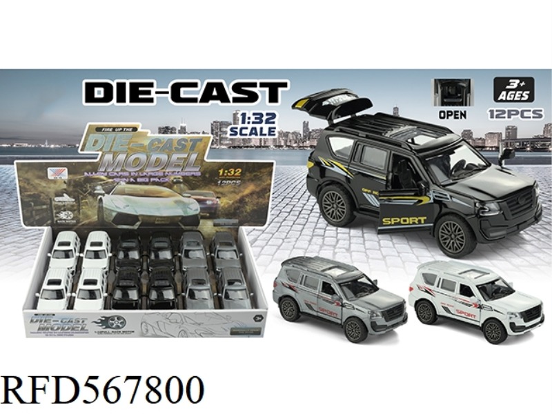 1:32 ALLOY MODEL NISSAN TULE FOUR DOOR BACK FORCE 12PCS
