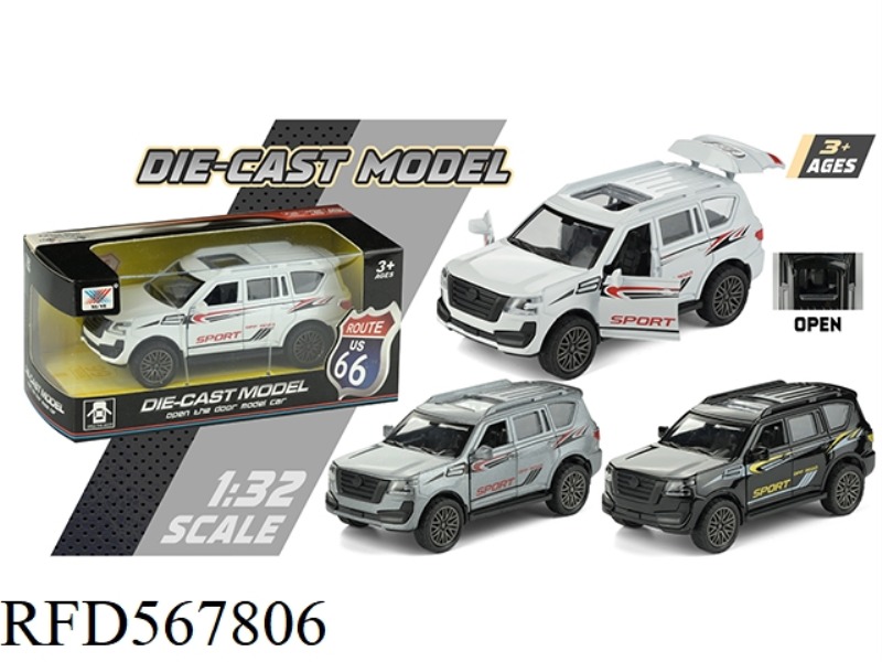 1:32 ALLOY MODEL SUV TULE FOUR DOOR BACK FORCE