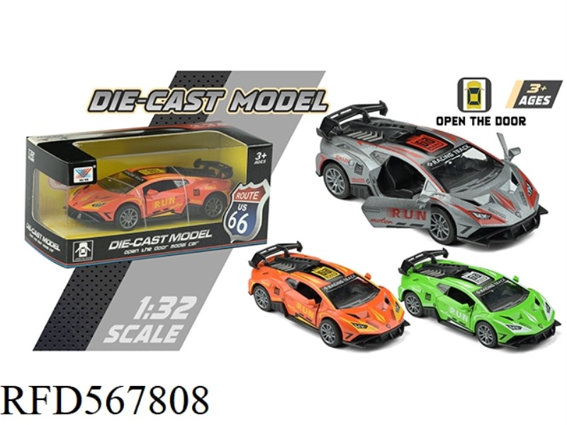 1:32 ALLOY CAR MODEL LAMBORGHINI STO CALF DOOR BACK FORCE