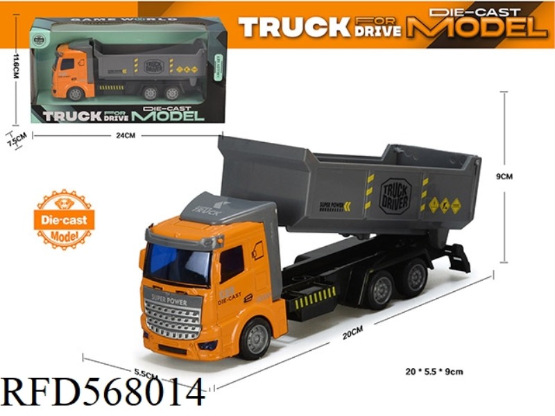 ALLOY PULL-BACK DUMP TRUCK