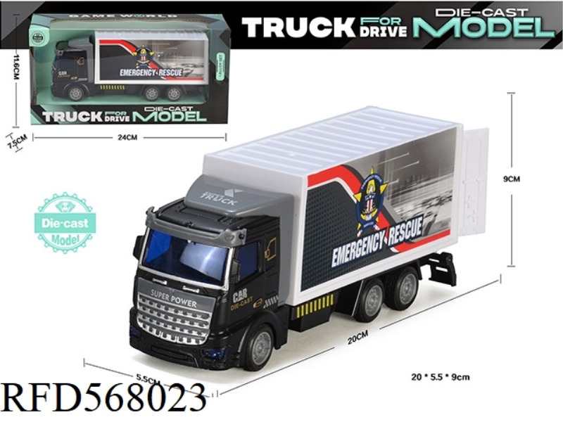 ALLOY PULL-BACK TRANSPORT VEHICLE