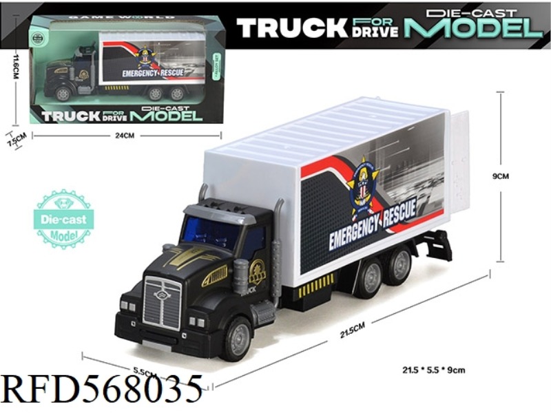LONG HEAD ALLOY PULL-BACK TRANSPORT VEHICLE