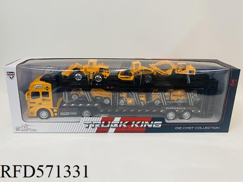 1:50 ALLOY PULL BACK TRUCK 6 ASST