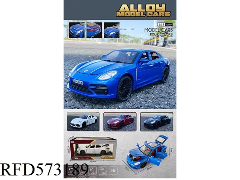 1:18 ALLOY PULL-BACK MODEL PORSCHE WITH LIGHTING AND MUSIC.