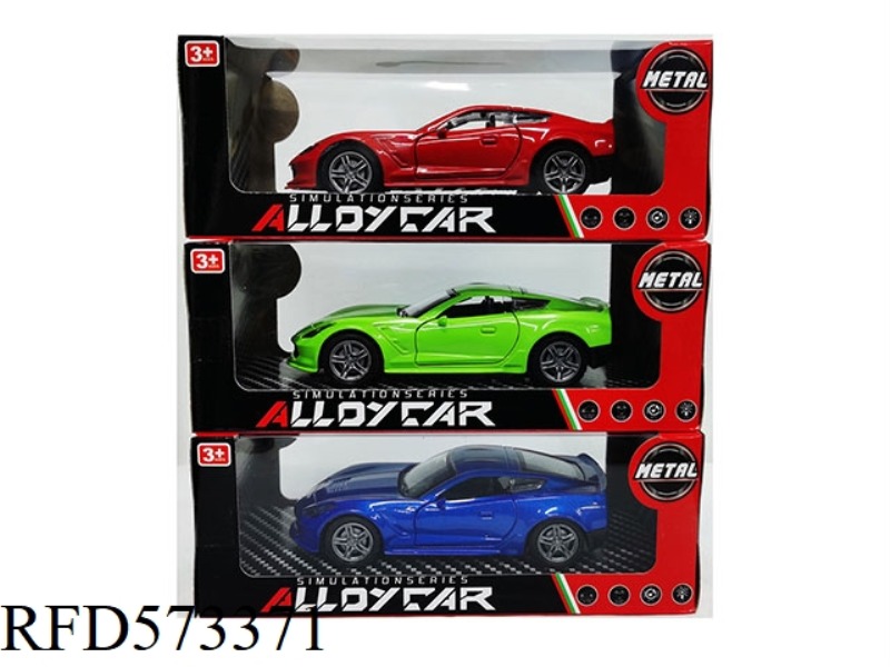 LIGHT AND MUSIC BOOMERANG ALLOY SIMULATION CAR MODEL