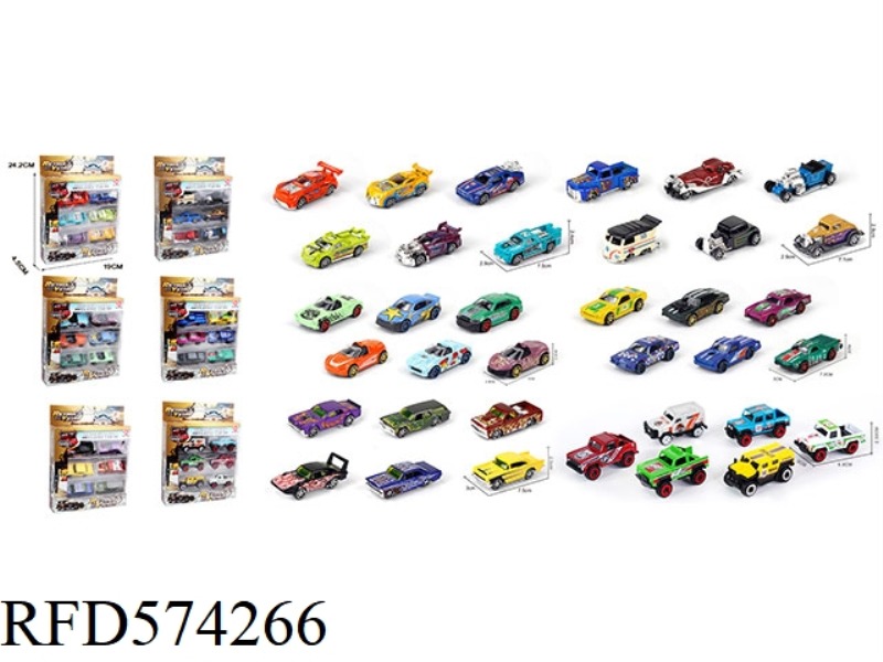 6PCS ALLOY CLASSIC CAR