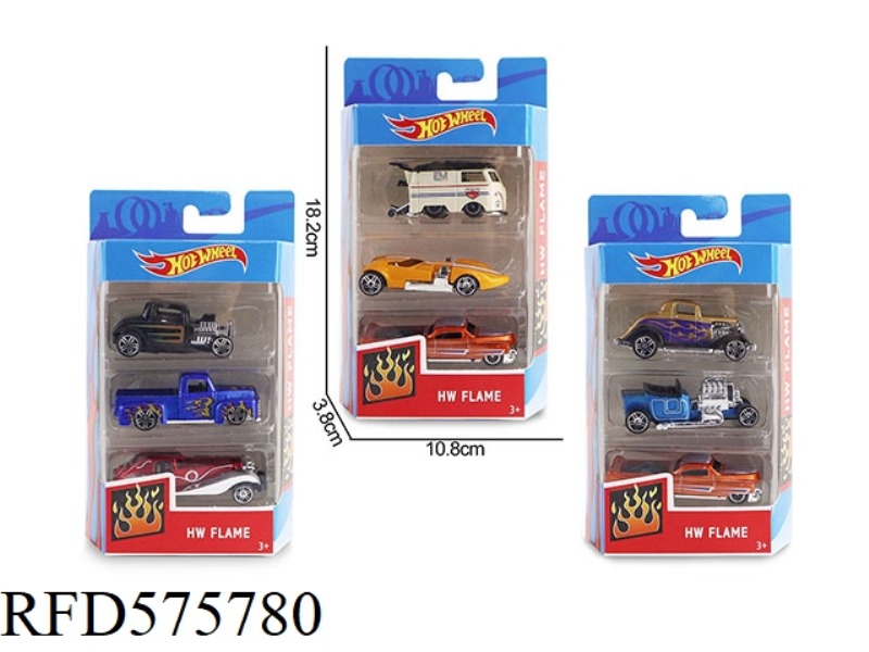 ALLOY CLASSIC CAR 3 STRIPS (INFRINGING HOT WHEELS)