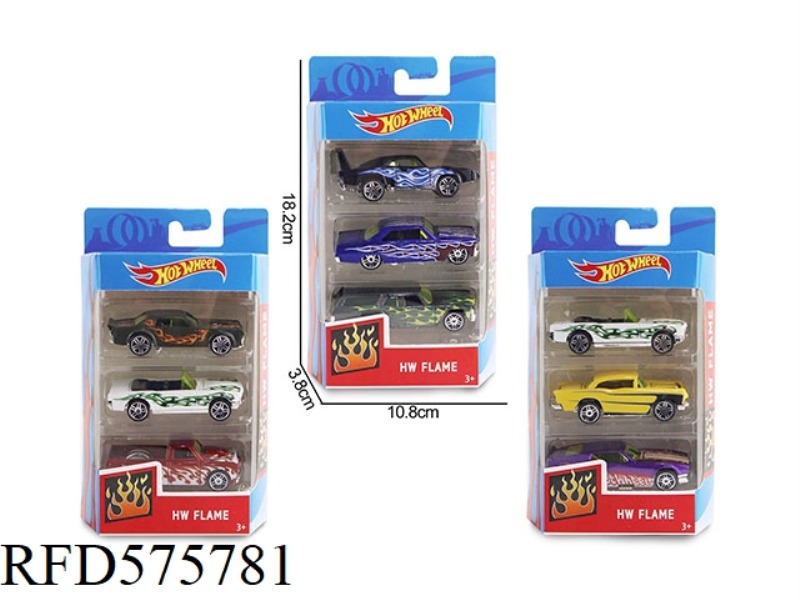 ALLOY MUSCLE CAR 3 STRIPS (INFRINGING HOT WHEELS)