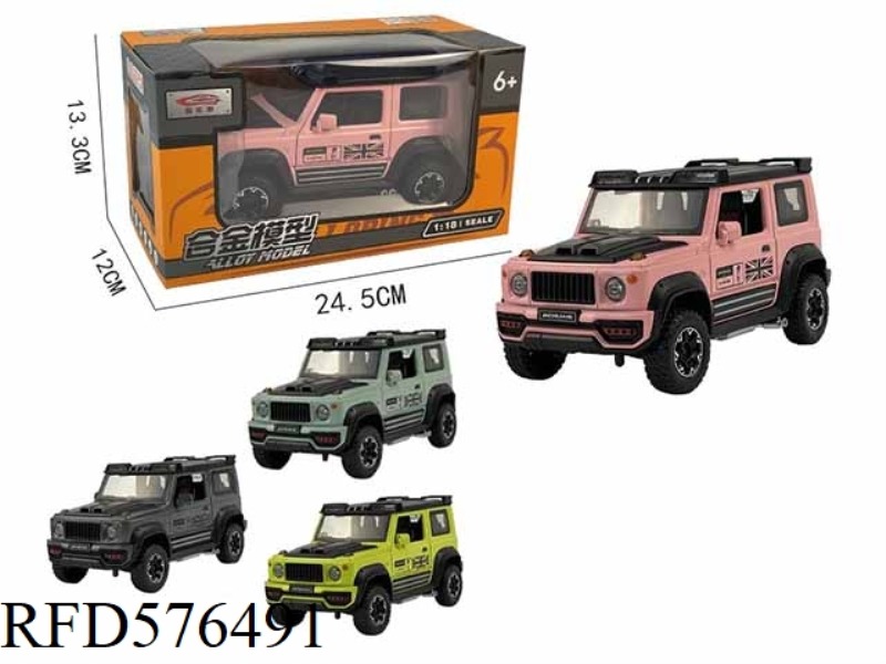 1:18 JIMNEY OFF-ROAD ALLOY CAR DOUBLE SPRAY VERSION