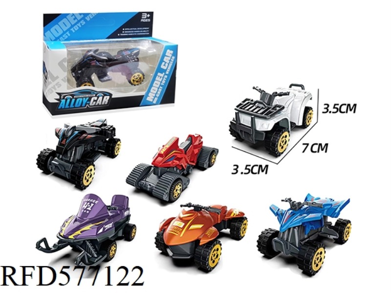 1:64 SNOWMOBILE SLIDING ALLOY CAR