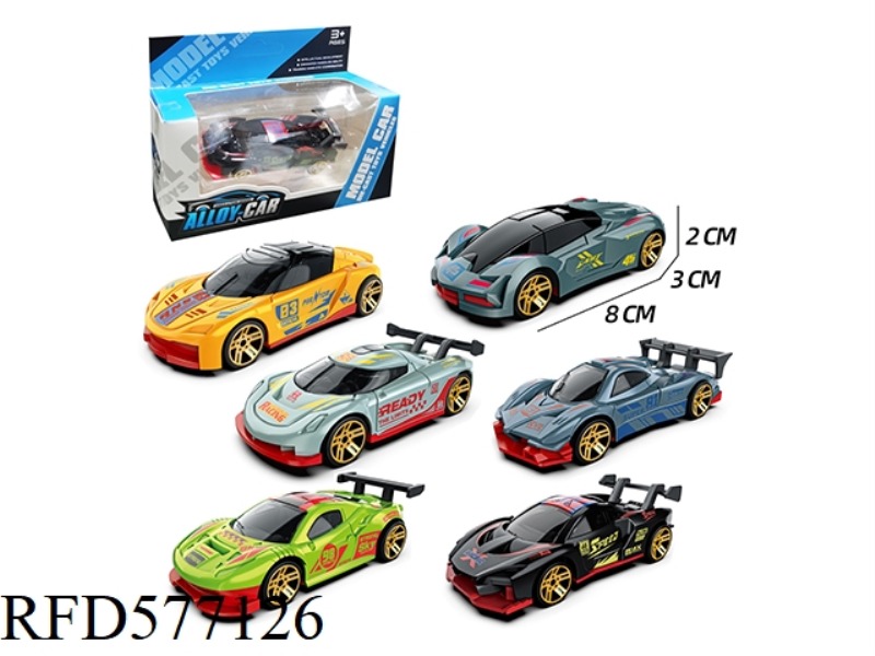 1:64 SUPERCAR A SLIDING ALLOY CAR